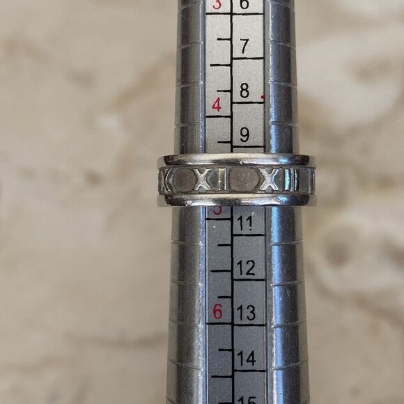 Tiffany & Co. Atlas Ring 925 Sterling Silver - Picture 7 of 9